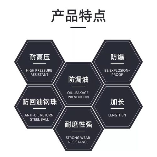 防爆加长黄油枪嘴头针尖式打黄油尖嘴尖头式注油嘴针头式枪头平头