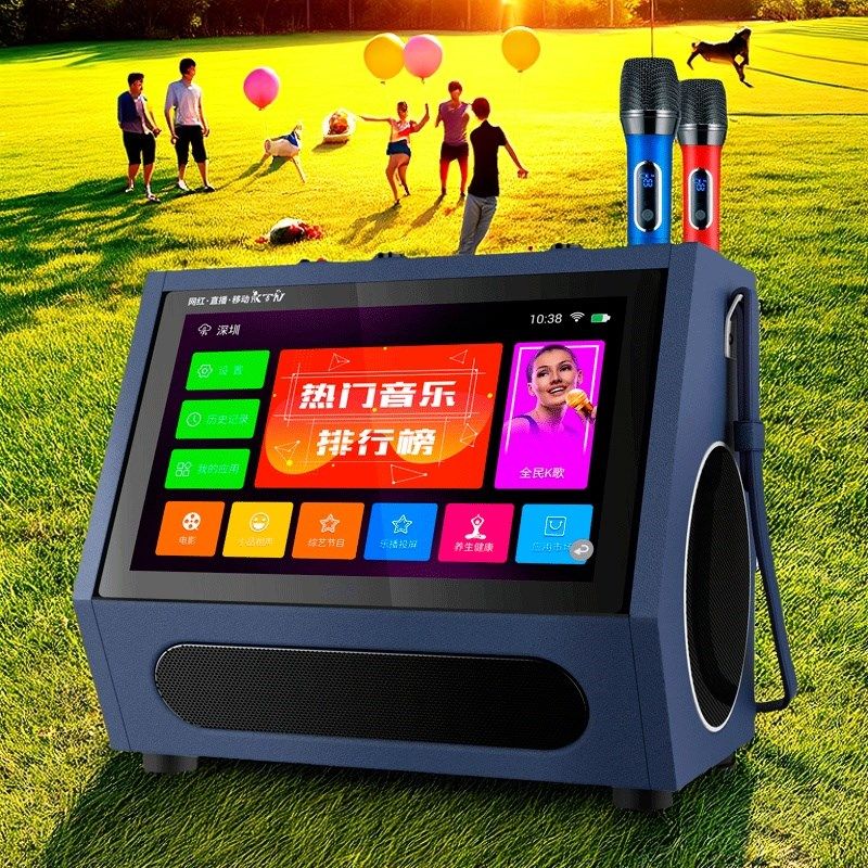 2025年新款点歌唱闺蜜机可移动智慧自由电视随心显示屏家庭用4KTV,影音电器,点歌机,淘宝优惠券,粉丝福利购,淘宝优惠卷