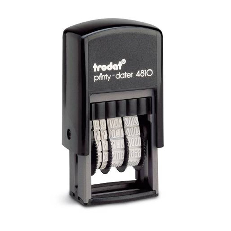 卓达回墨印章日期印章自带印台翻转印章调日期中英文