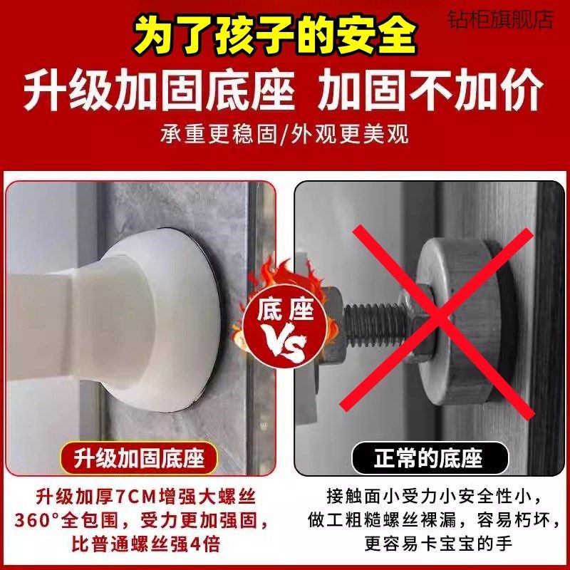 儿童窗户防护栏免打孔防盗网安全第一室内阳台飘窗防盗窗家用自装