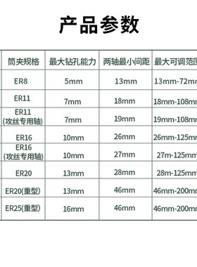 台式钻床调式多轴器多头钻孔器固定式高精度多头攻丝机输出轴