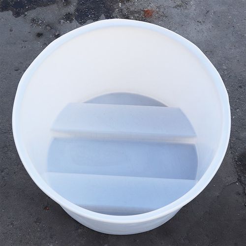 供应塑料水桶 加厚牛筋L腌制圆形带盖叉车周转塑料水桶