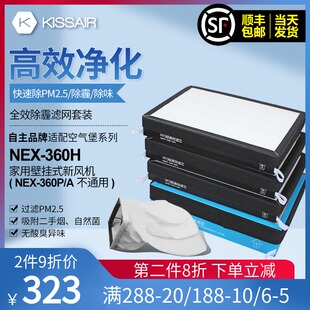 适配空气堡I壁挂式新风过N除雾霾网装