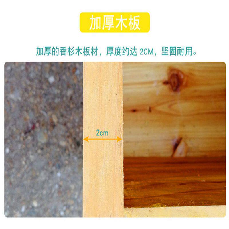 中蜂蜂箱加厚标准七框杉木蜂箱浸蜡格子保温箱全土蜂箱养蜂工具