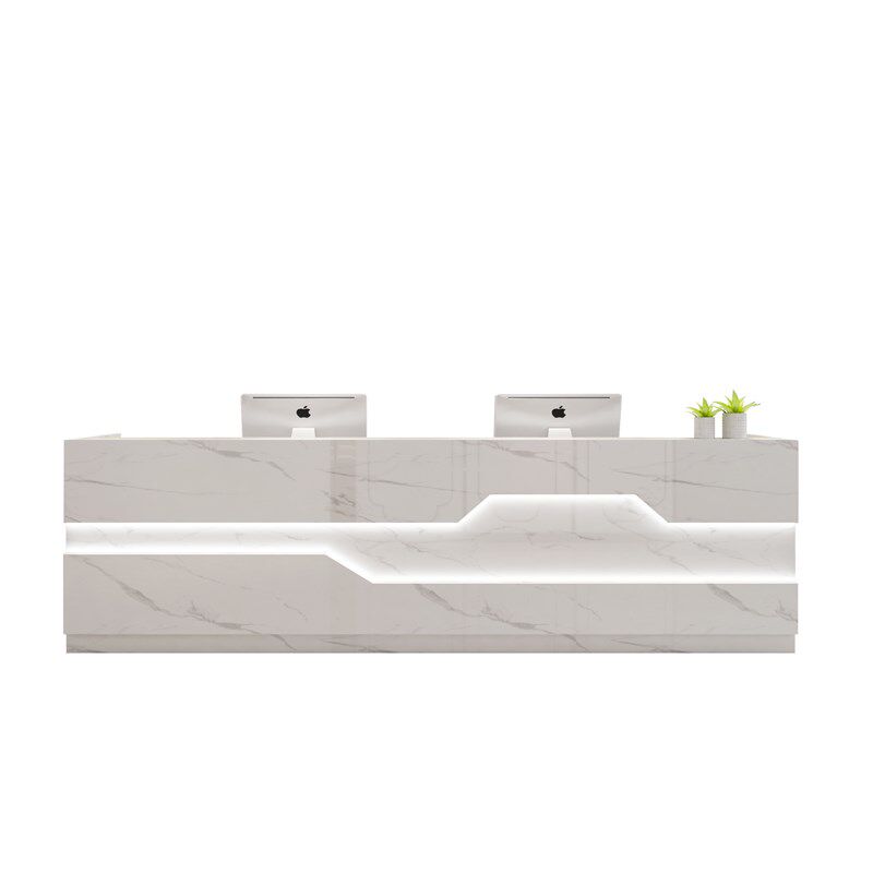 前台接待台现代咨询台烤漆公司培训机构办公桌吧台收银台柜台