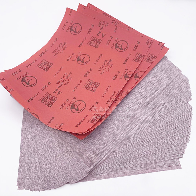 光头佬干磨砂纸木工油漆打磨砂纸家具抛光超软砂布涂层耐磨