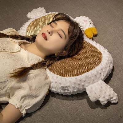猫肚枕夏季凉席枕头冰丝记忆棉护颈椎助睡眠专用女生睡觉可爱凉枕