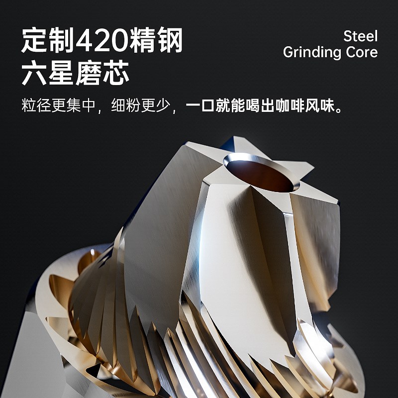 nicoh M09电动磨豆机便携咖啡豆研磨机小型家用手磨咖啡机磨豆器