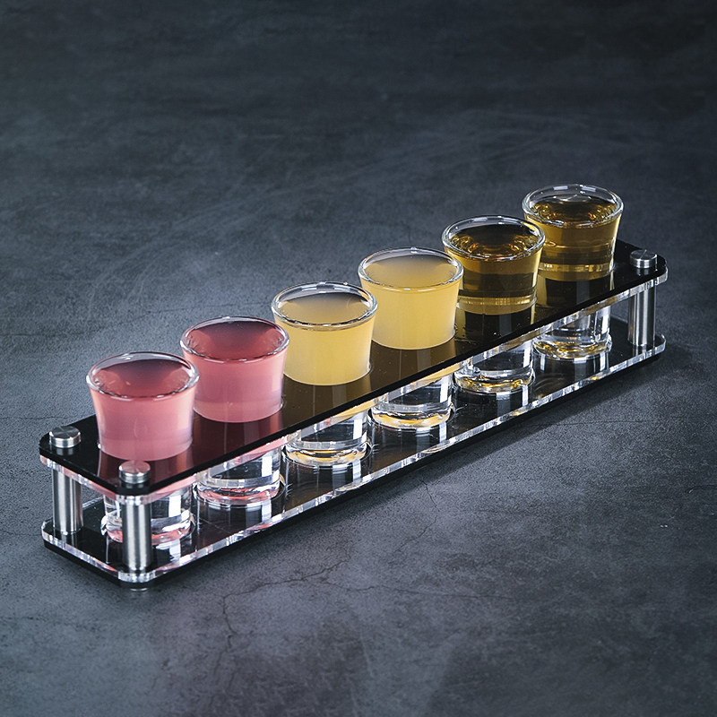 酒吧传奇 头优质层子弹杯架 一口杯架 六头子弹架架