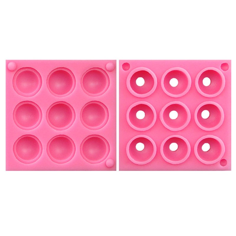 孔明糖艺樱桃鹅肝模具水晶圆球磨具硅胶食品级创意分子料理球形模