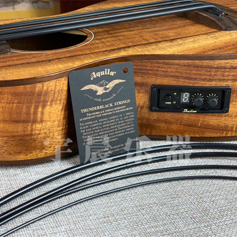 U琴弦尤贝斯弦线贝斯弦黑色琴弦弦线