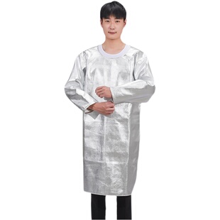 铝箔隔热服耐温服反穿衣围裙防火阻燃大衣炉前工防护服大褂多款