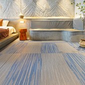 圣象石塑地板阻燃耐烟头片材地板加厚耐磨防水商用地胶环保