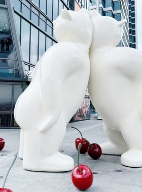 玻璃钢大型卡通人物雕塑定制商场公园步行街彩绘落地景观美陈摆件