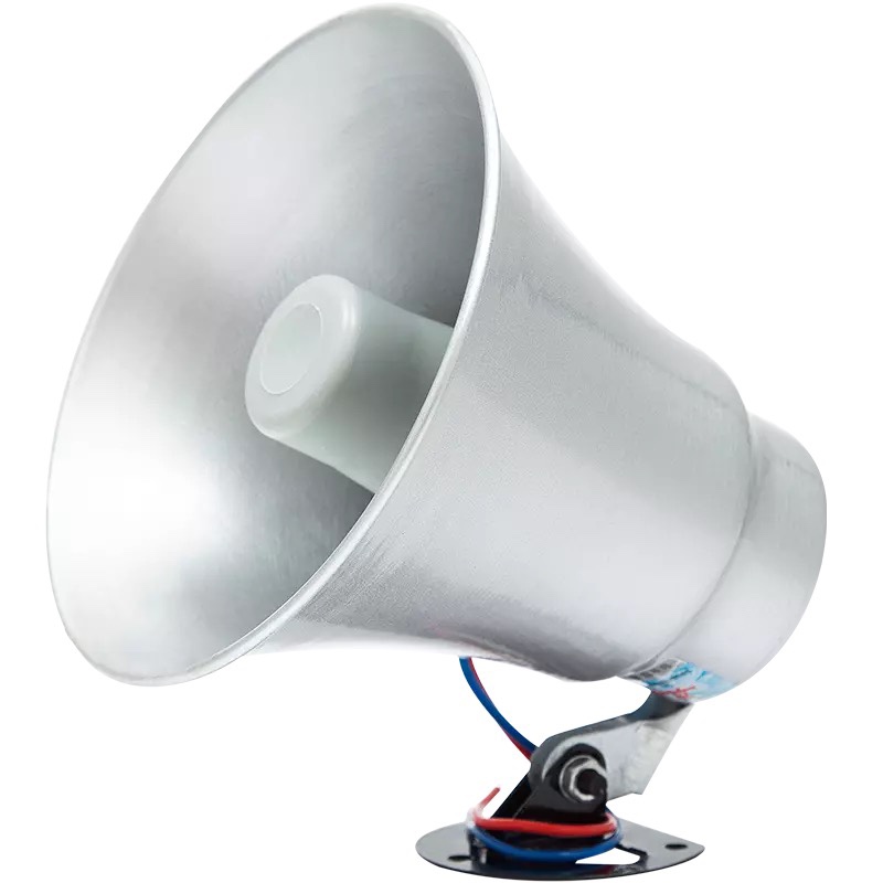 真美5W高音喇叭Y-1铝壳5瓦号角扬声器8欧叫卖宣传广播扩音