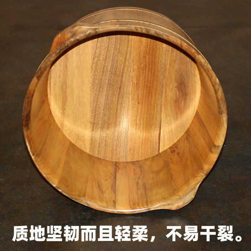 百山香樟木泡脚盆木盆泡脚木桶泡脚桶木质养生足浴桶洗脚桶家用