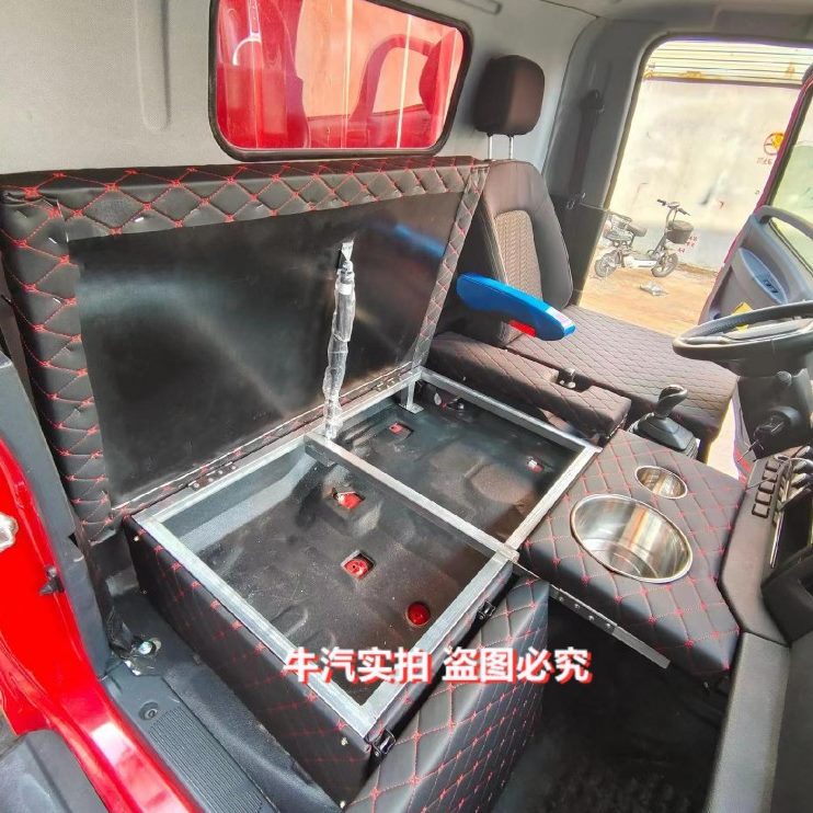 卡6驾到大王改装.4解放领H卧铺货车V途2米储物箱睡觉神器轻F饰J虎