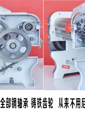面馆用白水寺有不锈钢铜线大电机 小型商用电动压面条机200型揉面