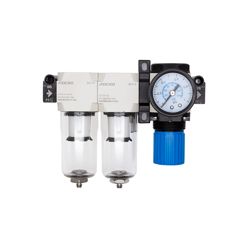 两联件三联件双极气动过滤器AC BC AFC R 1500 2000精密型调压