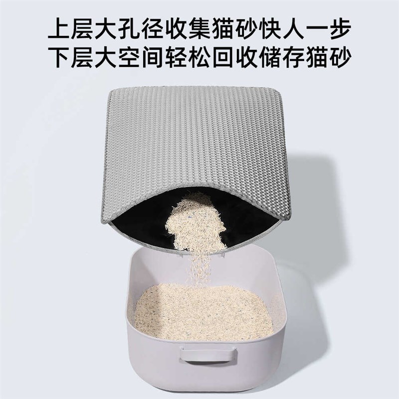 超大号猫砂垫双层过滤防带出地垫猫砂盆猫咪垫子宠物用品
