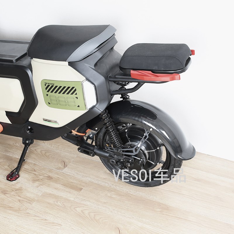 适用九号电动车机械师mmax90 F90m B30A+小牛uqi后挡泥板改装配件