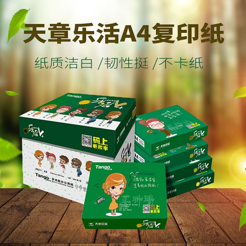 海龙复印纸天章打印纸纸克打印白纸玖龙克白纸一箱张