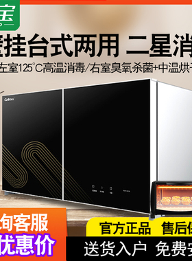 康宝消毒柜幼儿园学校商用家用壁挂台式门高温二星消毒柜碗柜