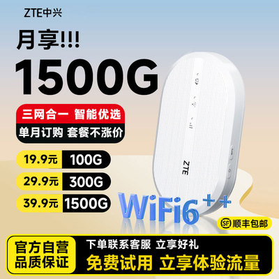 ZTE中兴随身wifi2025新款wifi6