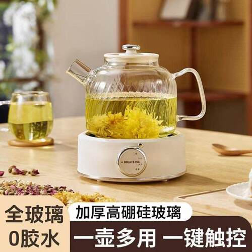 2026新款全玻璃养生壶全自动保温一体煮茶壶办公室一人烧水壶