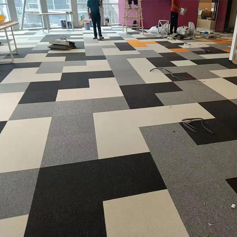 地毯卧室环保儿童网红房间改造满铺方块拼接办公室家用pvc地毯