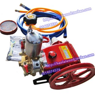 农用打药机园林高压喷雾器动力水泵头洗车 26型三缸柱塞泵