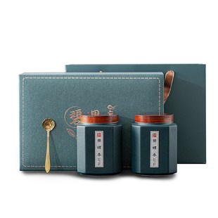 高端碧螺春礼盒空盒半斤通用陶瓷茶叶罐高档绿茶茶叶包装盒空礼盒