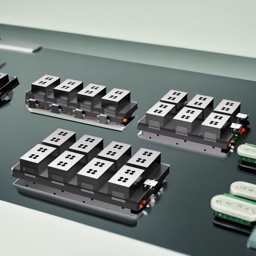 气动虎钳多夹位大口模块换式重型机床N夹具高精度自定心功能