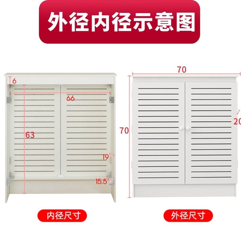 暖气地暖分水器遮挡柜装饰箱管道门水表弱电集线盒创意防水遮丑