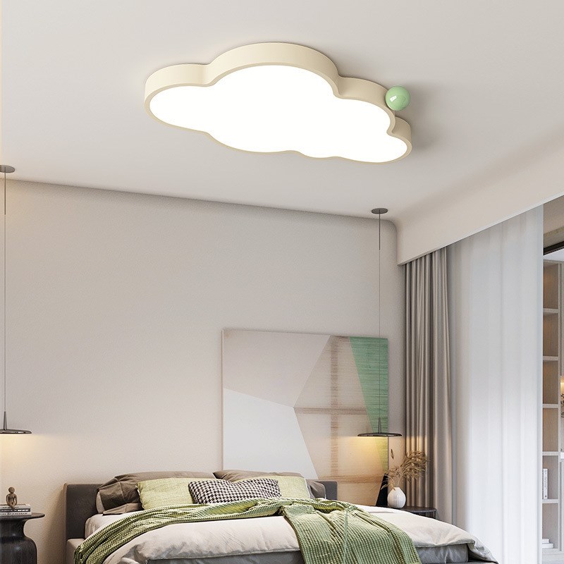 鹅卵石灯全光谱客厅灯主灯现代简约大气吸顶灯圆形极简次卧室灯具