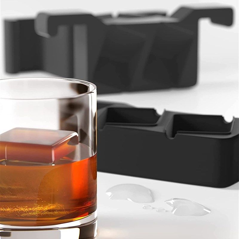 制冰机食品级硅胶圆球方块冰格模具酒吧威士忌冰石无气泡冰球