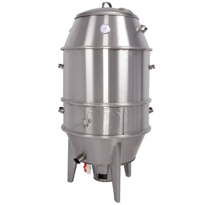 多功能燃气木炭叫化鸡烤炉三层商用民间大瓦缸黄泥烤地瓜窑鸡烤桶