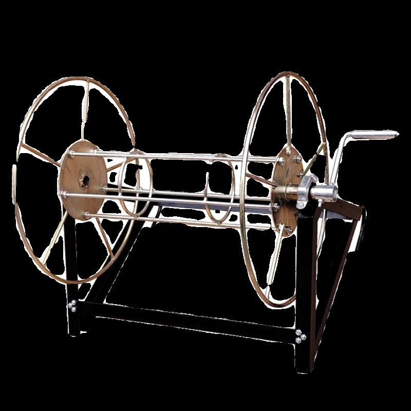 打药管卷管器绕管收纳放架高压喷雾管电线防缠绕挂机式手动摇农用