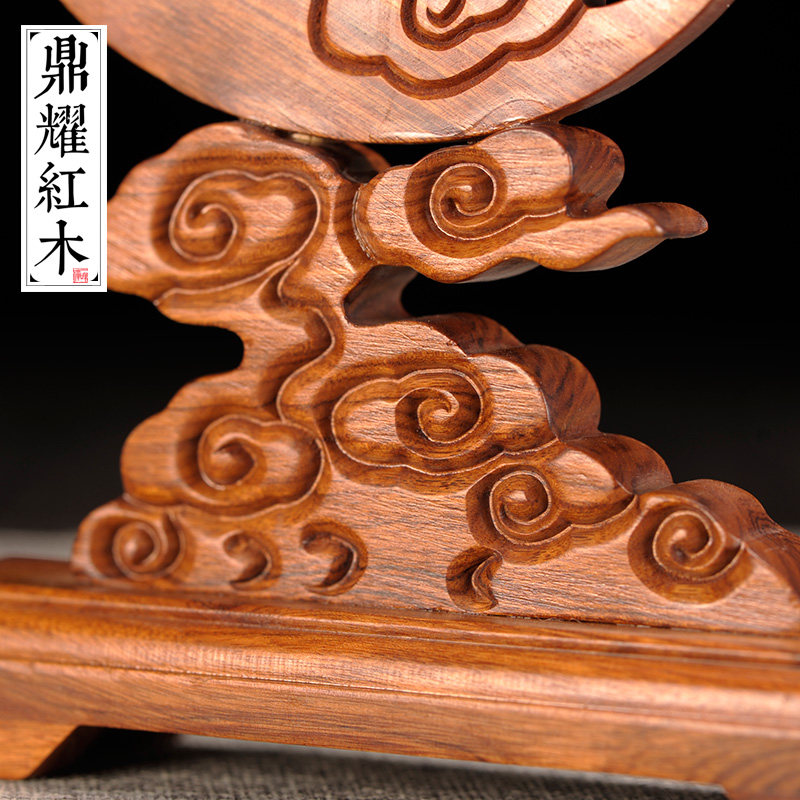 红木吊玉架实木质挂玉架玉器翡翠展示架首饰架雕装饰品架子