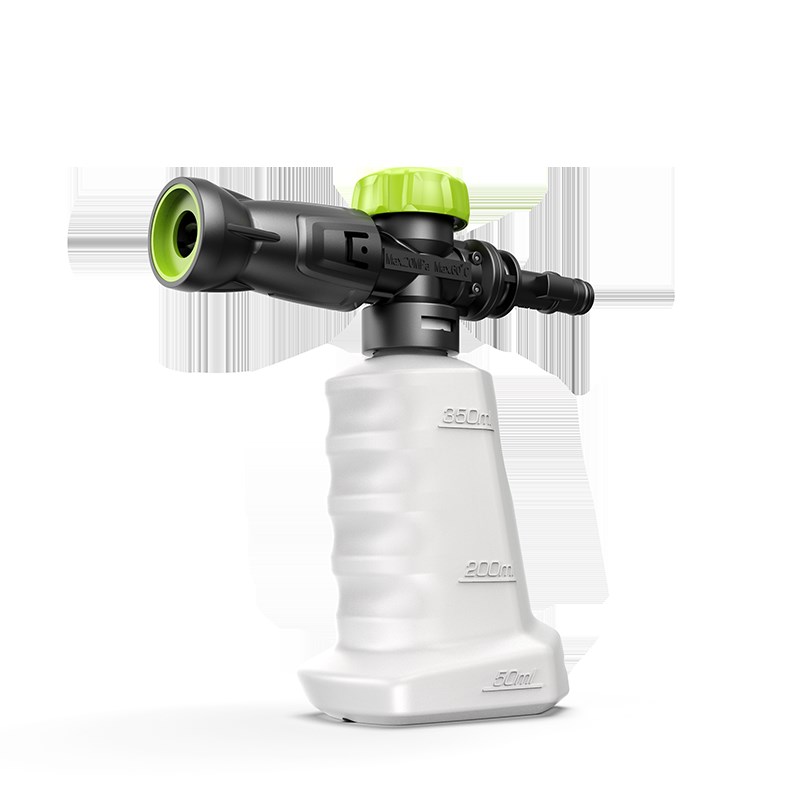 绿田高压泡沫壶洗车机配件家用机锂电枪可调泡沫喷壶发生器