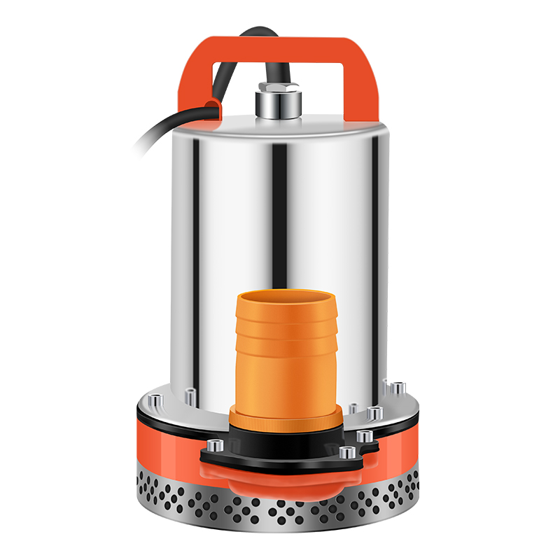 大流量直流潜水泵12V2V8V0V伏车电动小型灌溉农家用抽水机