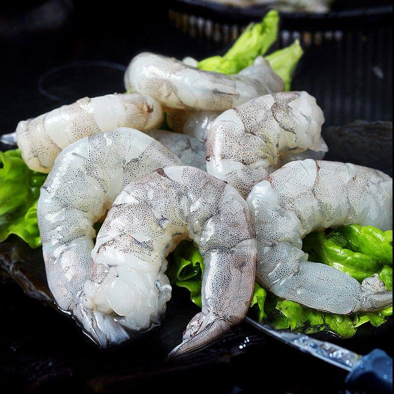 新鲜大虾仁150g/袋*8包去头去壳去虾线纯虾肉速冻锁鲜共1200克
