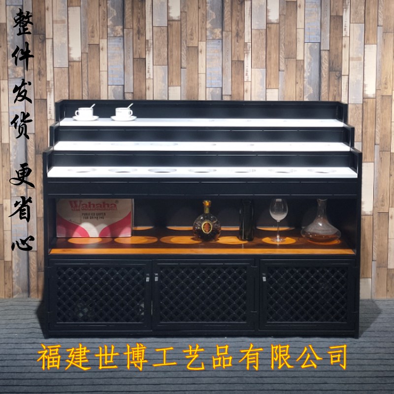 工业风火锅店串串香调料台复古酱料柜烧烤店餐厅自助调味台小料台