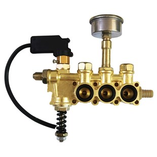 欧洁380型洗车机水泵高压清洗机原厂配件泵头金属块铜块维修件