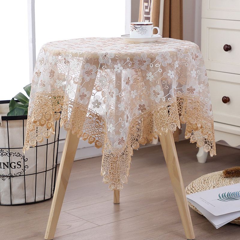 万能盖巾蕾丝纱茶具电视冰箱净化器电视柜防尘盖布茶几圆多用桌布,居家布艺,万能盖巾,淘宝优惠券,粉丝福利购,淘宝优惠卷