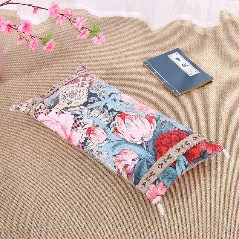 纯棉老粗布枕套复古长方枕颈椎枕套拉链式单人枕皮高低可调节枕兜,床上用品,枕套,淘宝优惠券,粉丝福利购,淘宝优惠卷