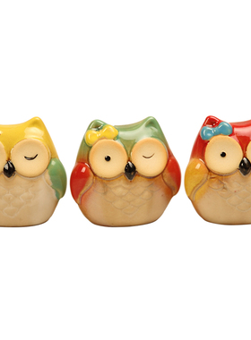 美式乡村家居 装饰品摆件 客厅书房 猫头鹰 软装饰品样板间摆件