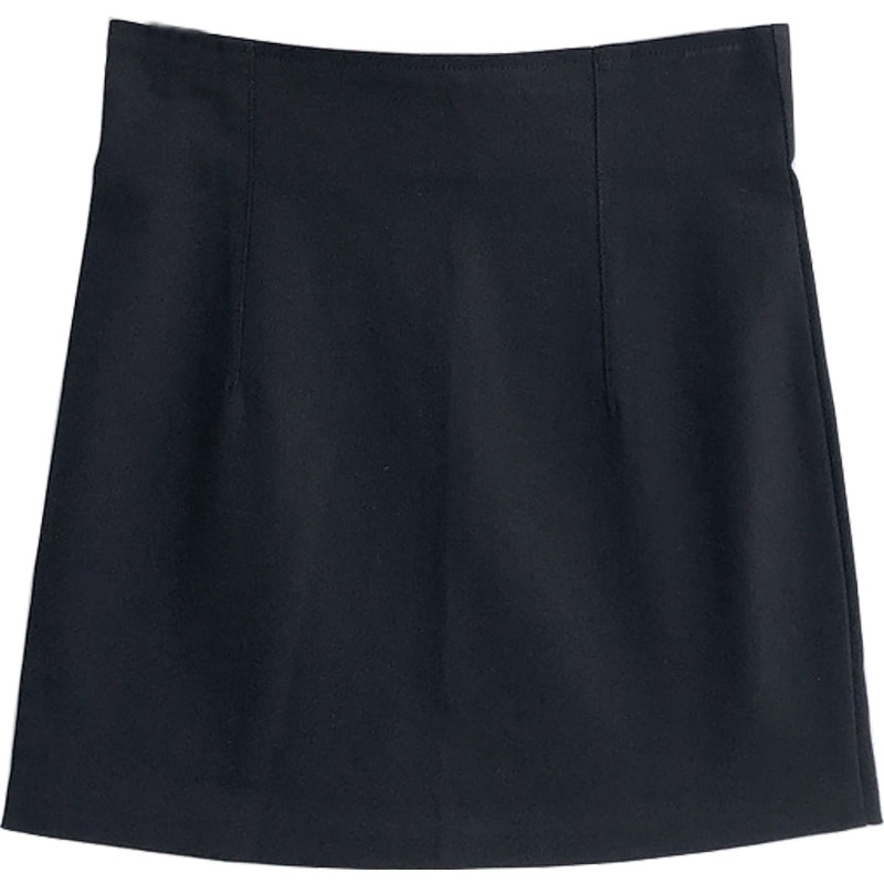 黑色高腰包臀裙半身裙春秋裹裙修身显瘦半裙紧身短裙一步裙包裙女