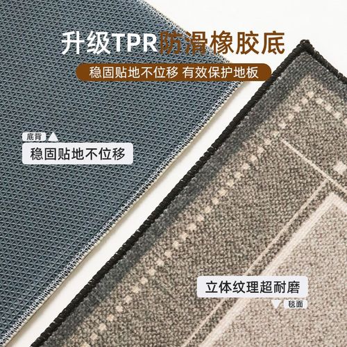 入户门地垫进门脚垫轻奢高级地毯大门口进户家用玄关门垫耐脏防水