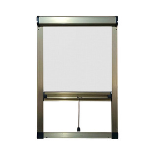 定制高清网防鼠隐形伸缩卷帘式 防蚊虫上下拉铝合金304不锈钢纱窗